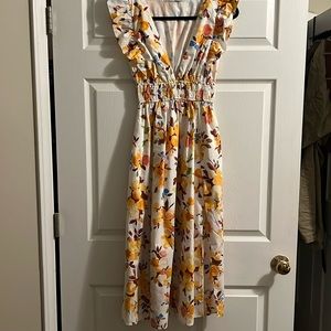 Abercrombie & Fitch Floral Midi/Maxi Dress